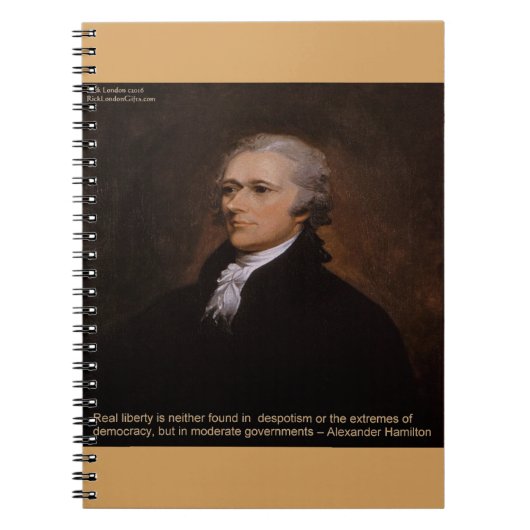 Alexander Hamilton Gifts Notizblock (Vorderseite)