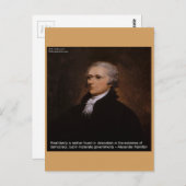 Alexander Hamilton Gifts Postkarte (Vorne/Hinten)