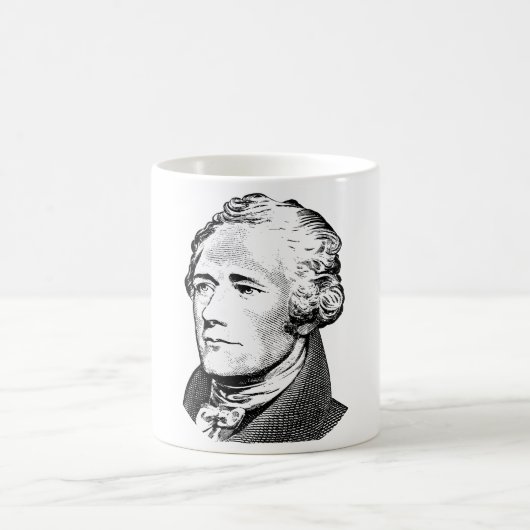 Alexander Hamilton - Gründervater-Grafik Kaffeetasse (Mittel)