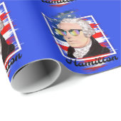 Alexander Hamilton in Farbtragenden Schatten Geschenkpapier (Rolleneckpunkt)