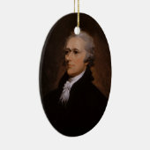 Alexander Hamilton Keramik Ornament (Rechts)
