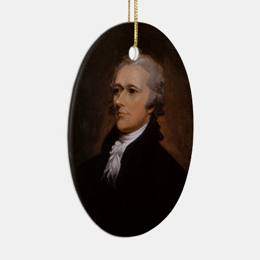 Alexander Hamilton Keramik Ornament (Rechts)