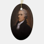 Alexander Hamilton Keramik Ornament (Links)