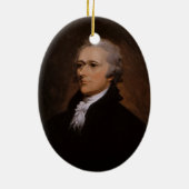 Alexander Hamilton Keramik Ornament (Hinten)