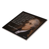 Alexander Hamilton Keramikfliese (Seite)