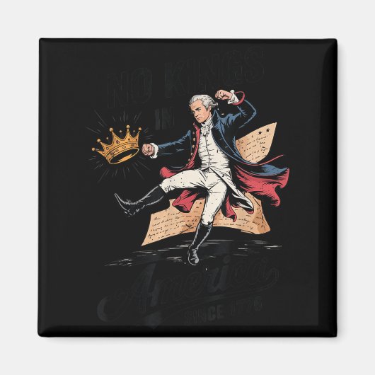 Alexander Hamilton Könige Amerika Lustig 4. Juli Magnet (Vorne)
