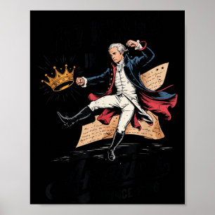 Alexander Hamilton Könige Amerika Lustig 4. Juli Poster