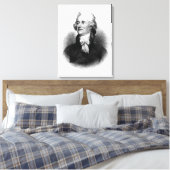 Alexander Hamilton Leinwanddruck (Insitu (Schlafzimmer))