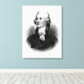 Alexander Hamilton Leinwanddruck (Insitu (Holzboden))