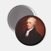 Alexander Hamilton Magnet (Vorderseite/Rückseite)