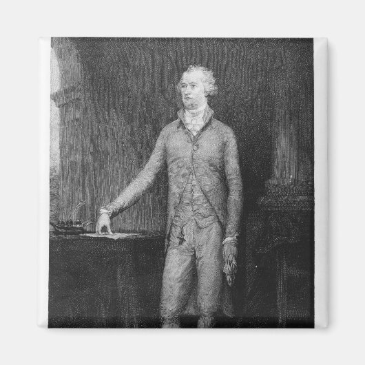 Alexander Hamilton nach dem Gemälde von 1792 Magnet (Vorne)