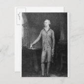 Alexander Hamilton nach dem Gemälde von 1792 Postkarte (Vorne/Hinten)
