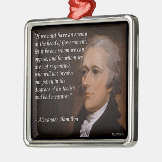 Alexander Hamilton - Ornamente des "Feindes Führer (Links)