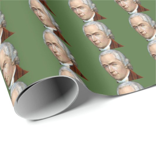 Alexander Hamilton-Packpapier Geschenkpapier (Rolleneckpunkt)