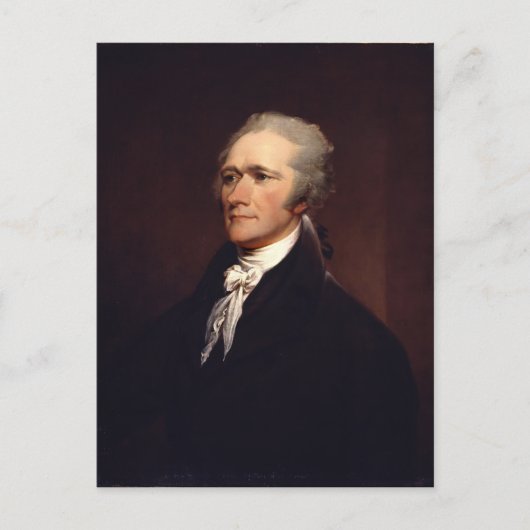 Alexander Hamilton Portrait von John Trumbull (180 Postkarte (Vorderseite)