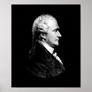 Alexander Hamilton-Porträt Poster