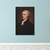 Alexander Hamilton Porträt von John Trumbull Leinwanddruck (Insitu (Holzboden))