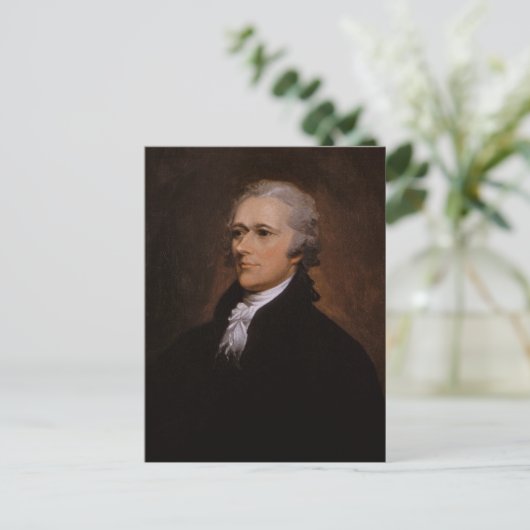 Alexander Hamilton Postkarte (Stehend Vorderseite)