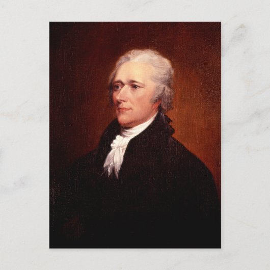 Alexander Hamilton Postkarte (Vorderseite)