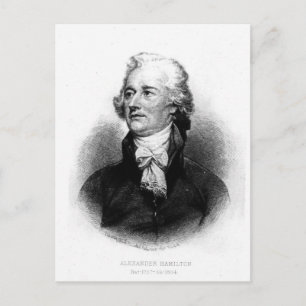 Alexander Hamilton Postkarte