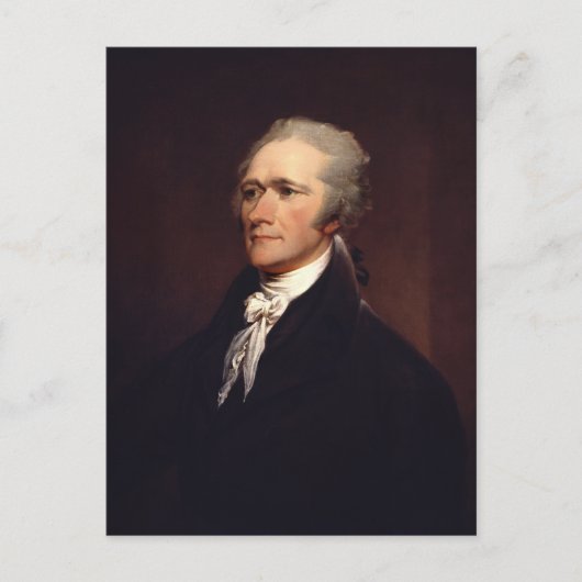 Alexander Hamilton Postkarte (Vorderseite)