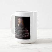 Alexander Hamilton Quote T - Shirt Kaffeetasse (Vorderseite Links)
