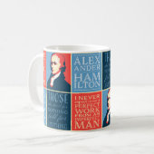 Alexander Hamilton Quotes Kaffeetasse (Vorderseite Links)