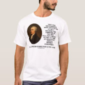 Alexander Hamilton Regierung Passionsbeschränkung T-Shirt (Vorderseite)