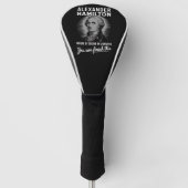 Alexander Hamilton schrieb 51 Essays in 6 Monaten Golf Headcover (Vorderseite)