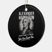 Alexander Hamilton schrieb 51 Essays in 6 Monaten Keramik Ornament (Links)
