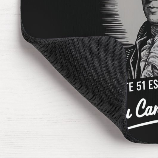 Alexander Hamilton schrieb 51 Essays in 6 Monaten Mousepad (Ecke)