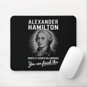Alexander Hamilton schrieb 51 Essays in 6 Monaten Mousepad (Mit Mouse)