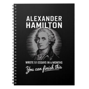 Alexander Hamilton schrieb 51 Essays in 6 Monaten Notizblock