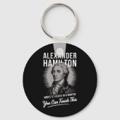 Alexander Hamilton schrieb 51 Essays in 6 Monaten Schlüsselanhänger (Vorderseite)
