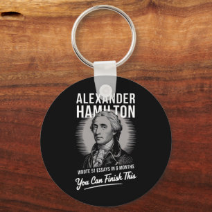 Alexander Hamilton schrieb 51 Essays in 6 Monaten Schlüsselanhänger