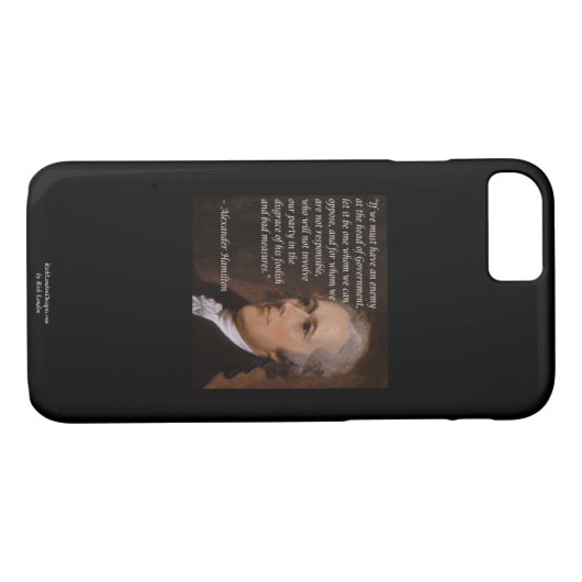 Alexander Hamilton Smartphone-Hüllen Case-Mate iPhone Hülle (Rückseite (Horizontal))