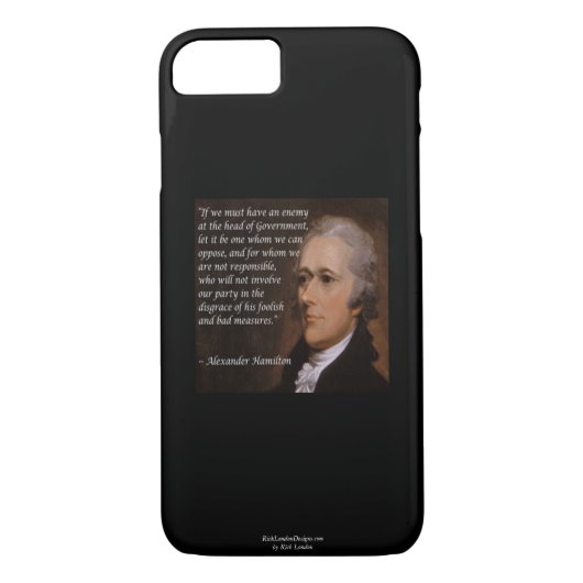 Alexander Hamilton Smartphone-Hüllen Case-Mate iPhone Hülle (Rückseite)