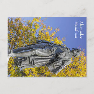 Alexander Hamilton Statue Postkarte