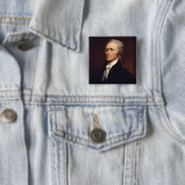 Alexander Hamilton: US-Gründungsvater, Historisch Button (Beispiel)