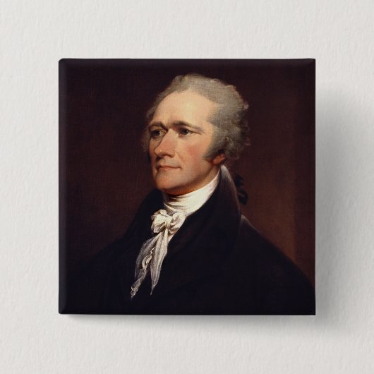Alexander Hamilton: US-Gründungsvater, Historisch Button (Vorderseite)