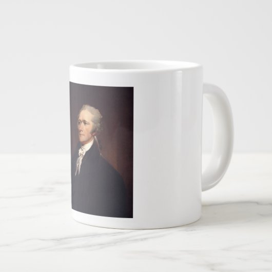 Alexander Hamilton: US-Gründungsvater, Historisch Jumbo-Tasse (Vorderseite Rechts)
