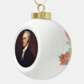 Alexander Hamilton: US-Gründungsvater, Historisch Keramik Kugel-Ornament (Rechts)