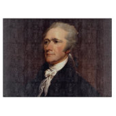Alexander Hamilton: US-Gründungsvater, Historisch Schneidebrett (Vorderseite)