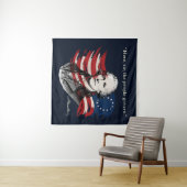 Alexander Hamilton Wandteppich (Beispiel (Horizontal))