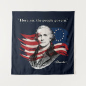 Alexander Hamilton Wandteppich (Vorderseite)