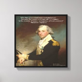 Alexander Hamilton & "Warum Regierung?" Zitat Leinwanddruck (Vorderseite)