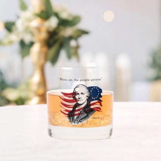 Alexander Hamilton Whiskyglas (Insitu (Hochzeit))
