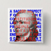 Alexander Hamilton-Zitat-Knopf Button (Vorderseite)