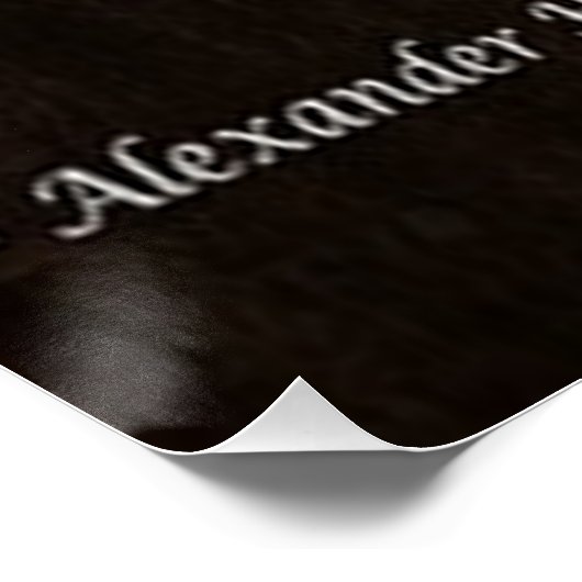 Alexander Hamilton & Zitat-Poster "Enemy Leader" Poster (Ecke)