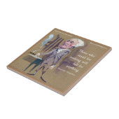 Alexander Hamilton - Zitat "Stand für etwas" Fliese (Seite)